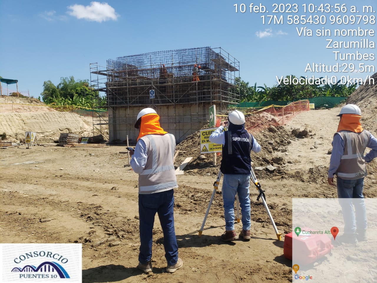 PUENTE ZARUMILLA 16 TRABAJOS TOPOGRAFICOS